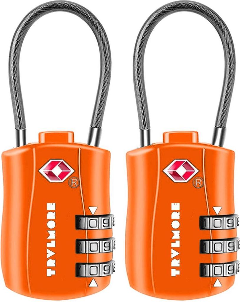 TRVLMORE Kofferschloss - TSA Reiseschloss - Vorhängeschloss Produktbild 