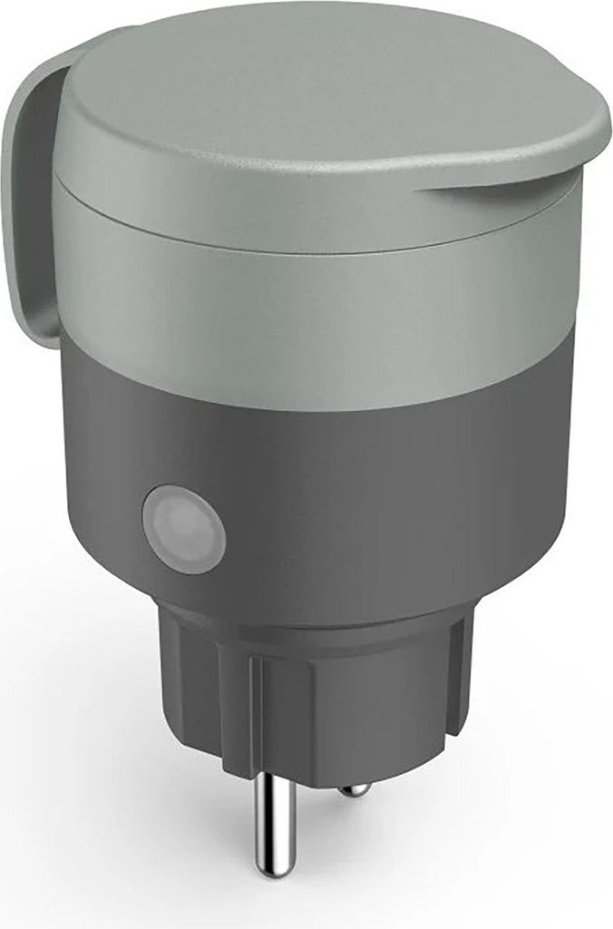WLAN-Steckdose "Outdoor" 2.300 W, grau (00176624) Produktbild 
