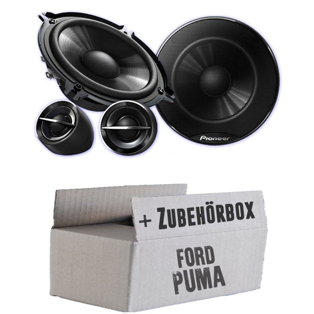 Ford Puma Front - Pioneer TS-G133Ci - 13cm Lautsprechersystem - Einbauset