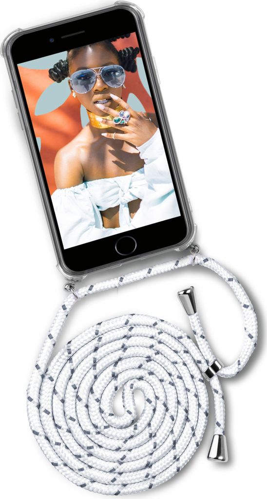 TWIST-Case + TWIST-Cord für iPhone 6S / iPhone 6, Farbe:Happy Coco (Silber)
