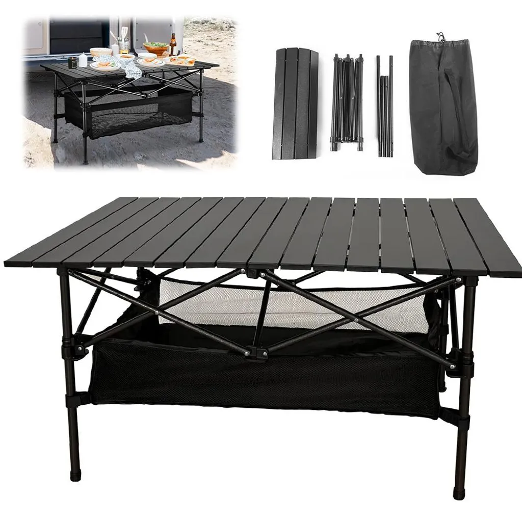 Table de camping stable et portable : finis les repas encombrants au sol - 15