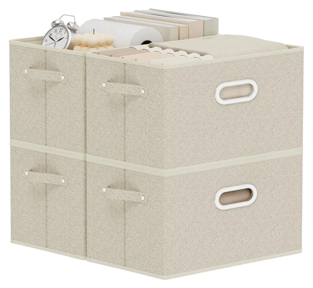 Paniers de rangement pour dressing et armoire de chambre x4