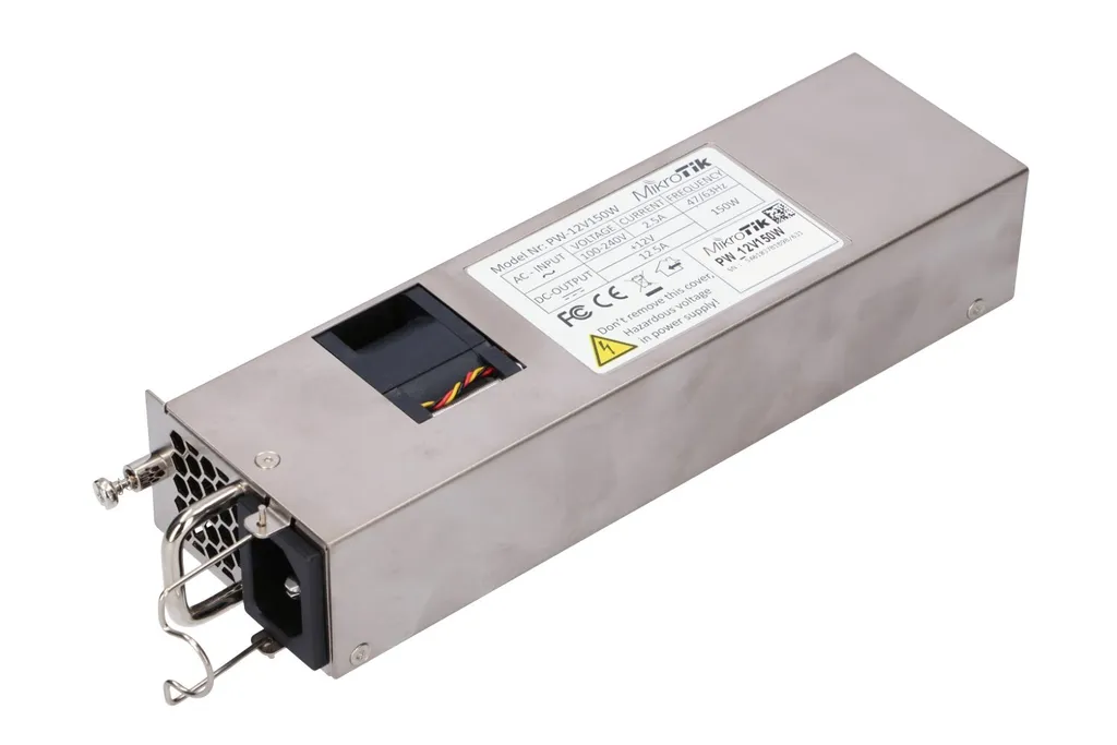 Alimentatore MikroTik 12POW150 12V 150W PSU Ridondante per Router CCR
