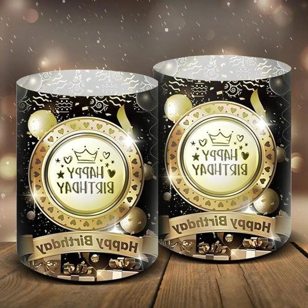 Lot de 12 bougies d'anniversaire élégantes pour décoration de table de fête