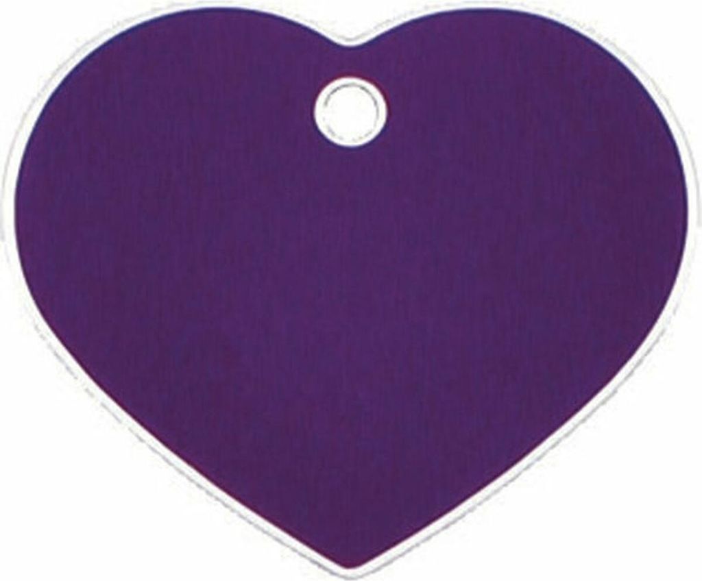 Identifikationsschild für Halsband Imarc Heart Lila
