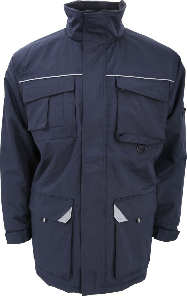 Result Herren Sabre Arbeitsmantel / Mantel BC2795 (2XL) (Marineblau)