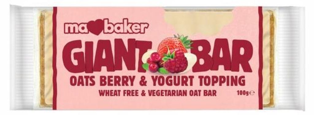 Barretta di avena PD con frutta nello yogurt MABAKER, 100g. Immagine del prodotto 
