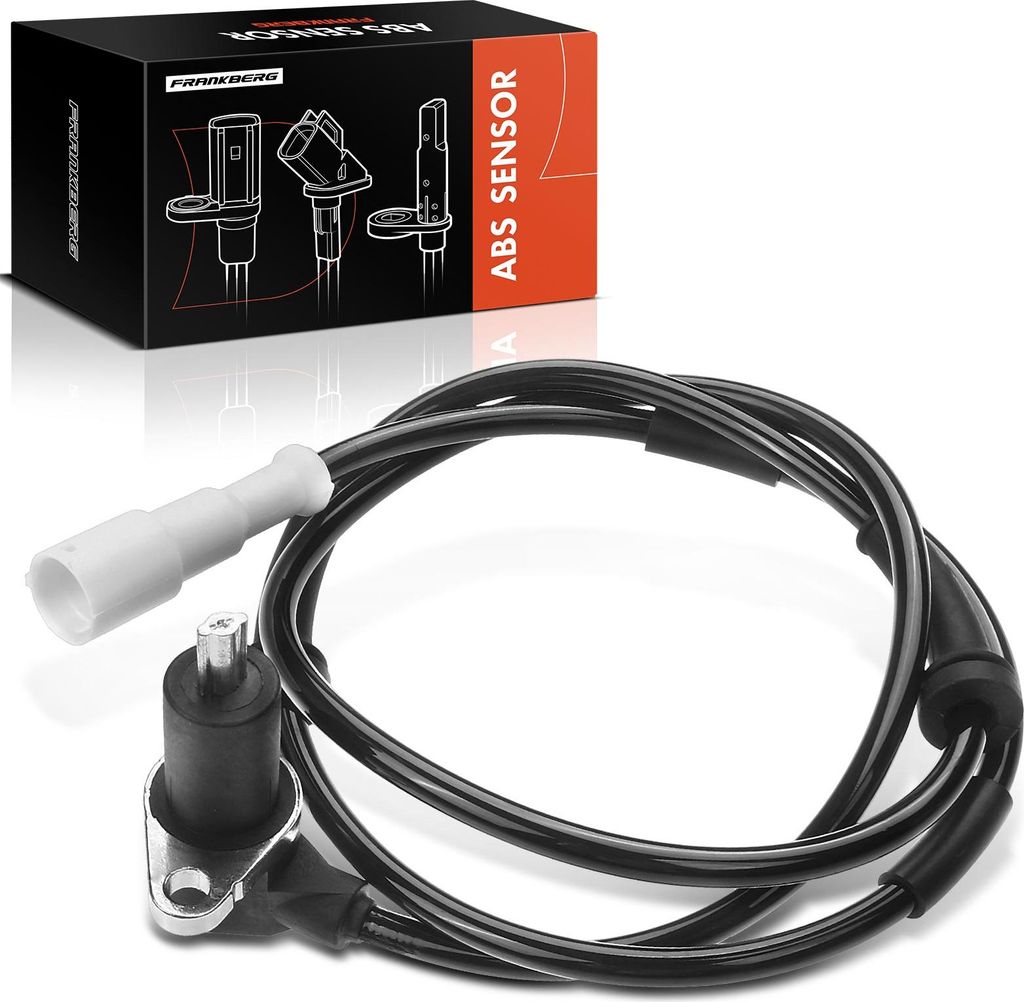 Frankberg 1x ABS Sensor Hinterachse rechts für Fiat Punto Cabriolet Van Lancia Y 1.1L 1.2L 1.4L 1.6L 1.7L 1993-2000