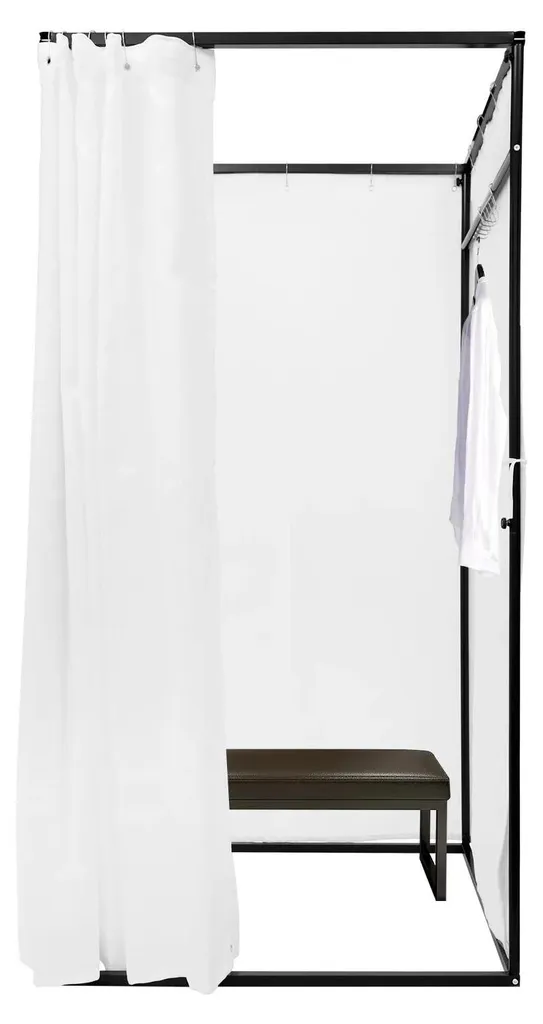 Cabine d'essayage sans travaux - Solution mobile opaque pour magasin