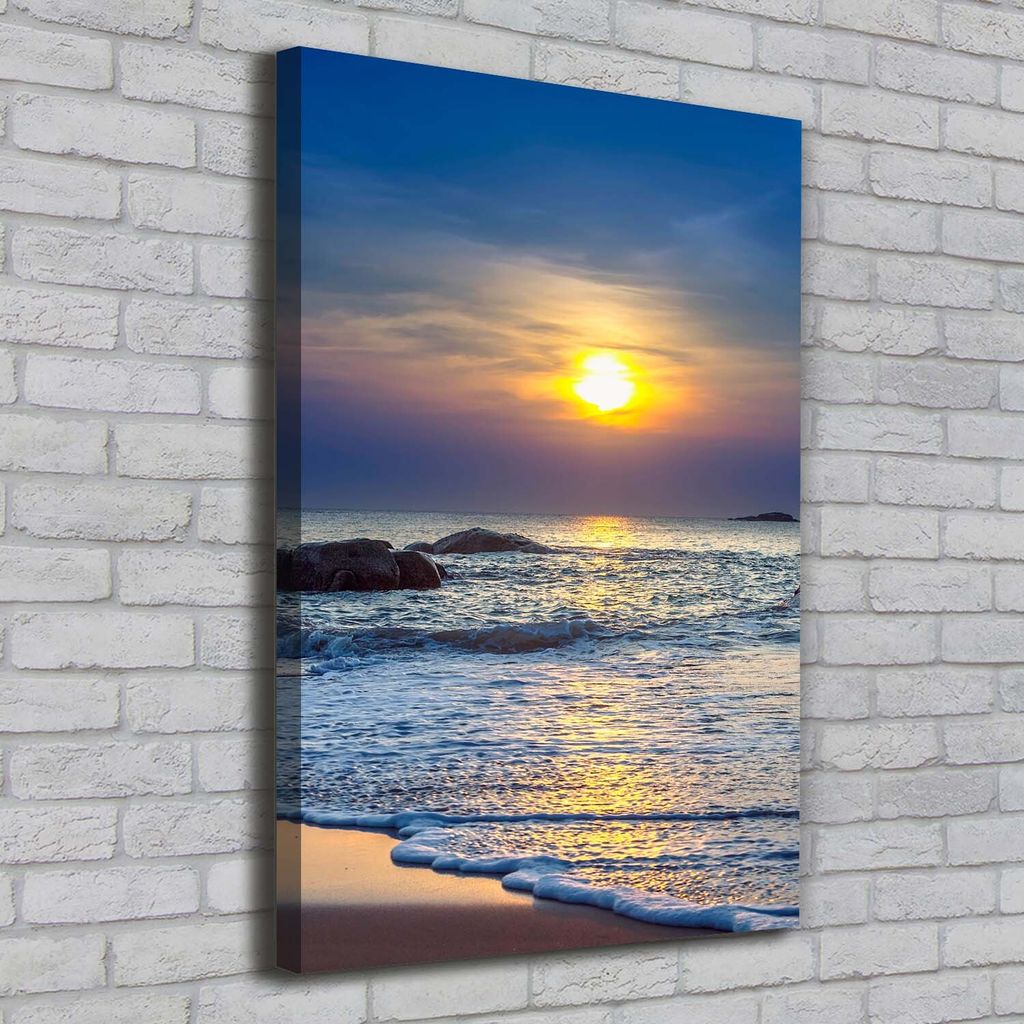 Tulup Leinwandbild - 70x100cm - Wandkunst - Drucke auf Leinwand - Leinwanddruck - Wohnzimmer Wanddekoration XXL - Wohnung Deko Kunstdrucke - Land...