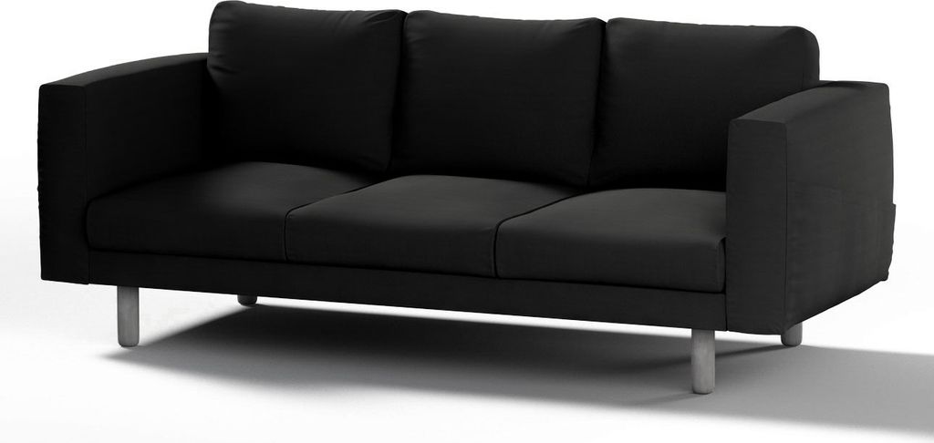 Dekoria Bezug für Norsborg 3-Sitzer Sofa, anthrazit, Norsborg 3-Sitzer Sofabezug