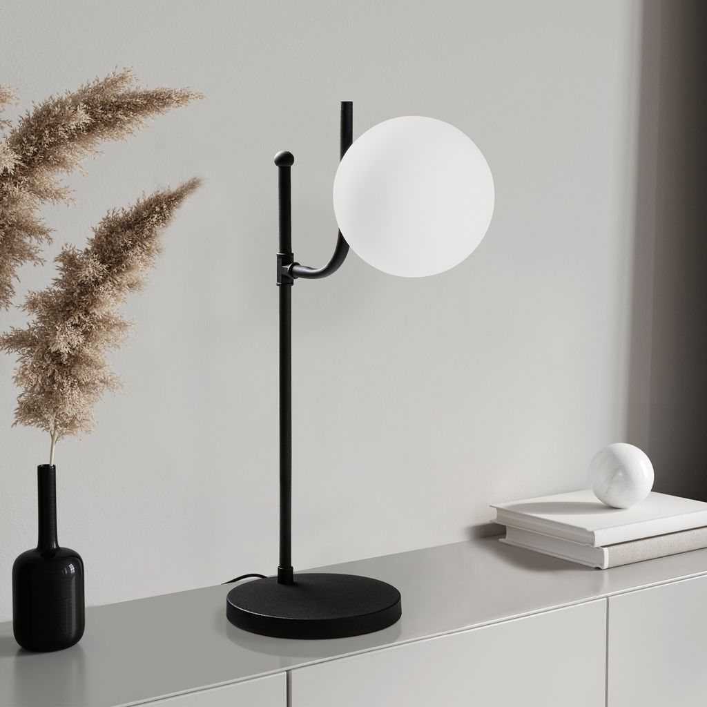 Opviq, Antler 13770 - Black, Schreibtischlampe, METALLKÖRPER, Schwarz, 53 x 28 x 18 cm