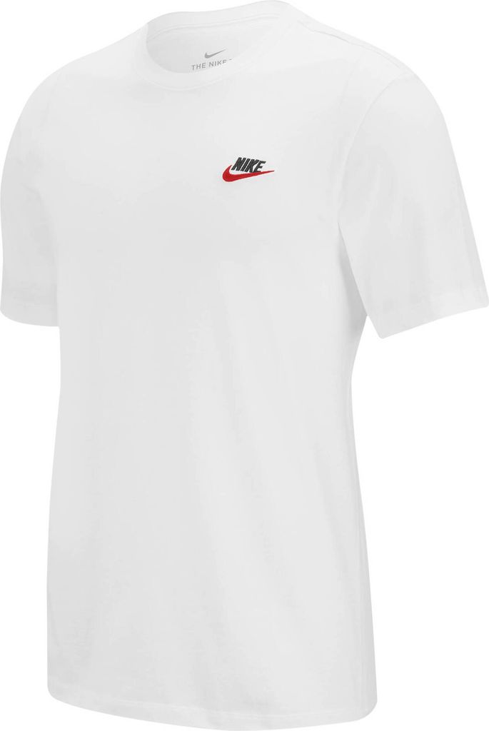 Nike M NSW CLUB TEE WHITE/METALLIC SILVER WHITE/METALLIC SILVER XL