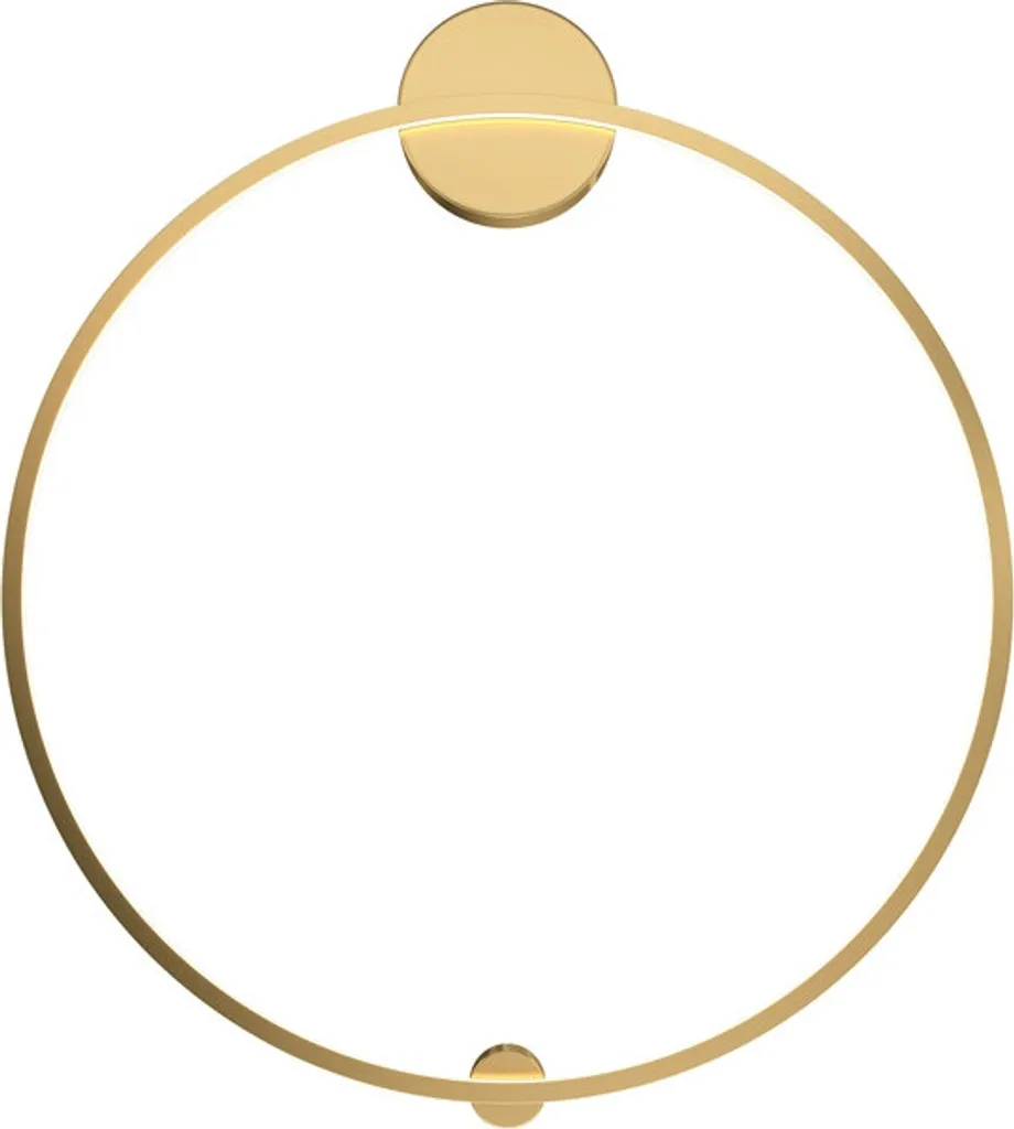 Luminaire applique murale LED design Halo Maytoni en laiton de 80 cm