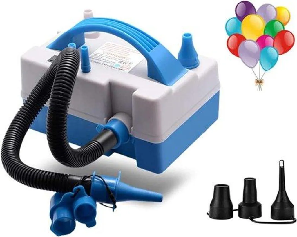 Pompe électrique pour ballons de piscine bleue - Gonfleur rapide 600W