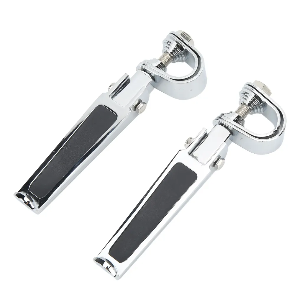 Repose-pieds Engine Guard Antidérapant avec Fixation U-Clamp Acier - 5