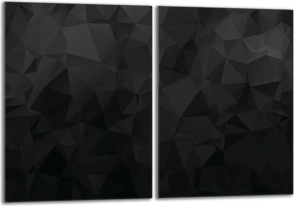 Copri Piano Cottura Vetro Nero 2x 40x52 cm | Paraspruzzi Universale