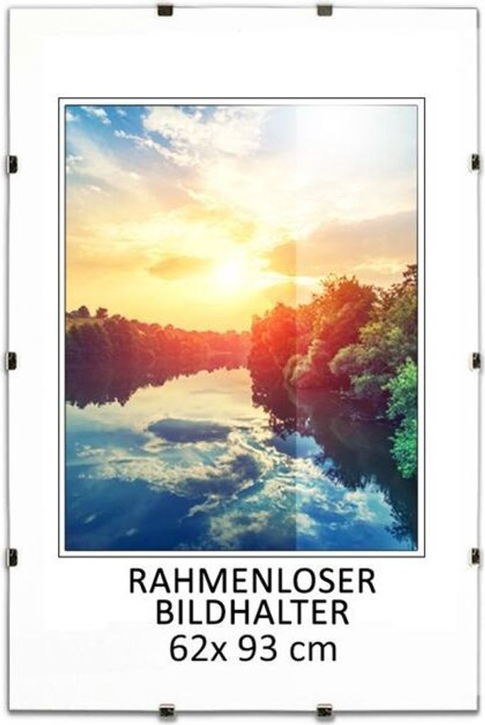 MG Design Bezrámový obrazový rám, 62 x 93 cm - s klipy, Obrázek produktu 