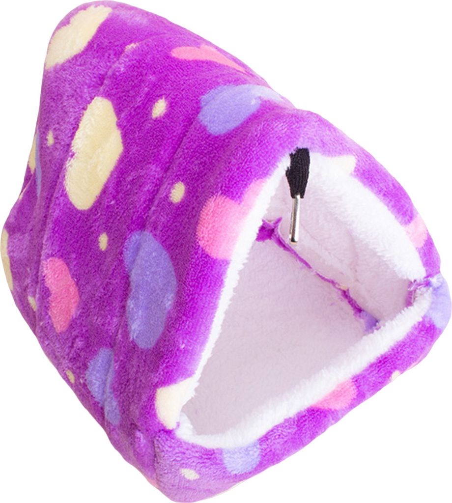 Hamsternest, süßes Schlafbett für Kleintiere, Hamsterhaus, Mini-Haustier, Winter, warm, gemütliches Nest für Kaninchen, Eichhörnchen, Meersch...