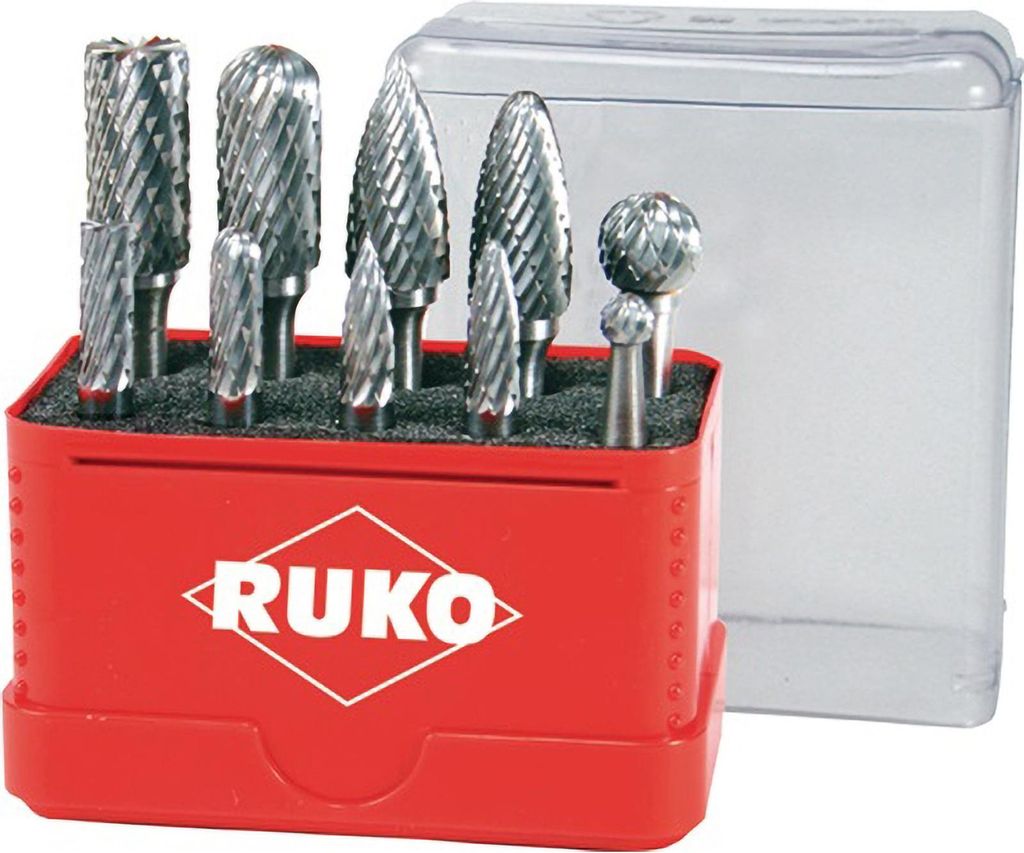 RUKO 116002 Burr Carbide metal Shank diameter 6 mm 10-piece Image du produit 