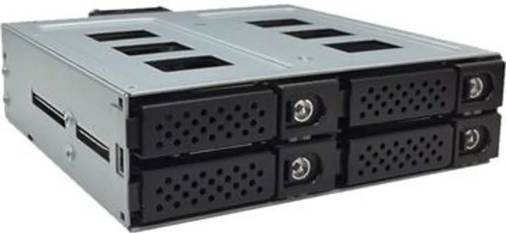 Solution Anti-Surchauffe pour 4 SSD 2.5 Pouces Backplane Alu 12Gbps