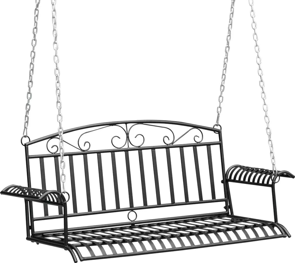 Banc Suspendu de Terrasse pour Détente à Deux - Balancelle Jardin 137 cm