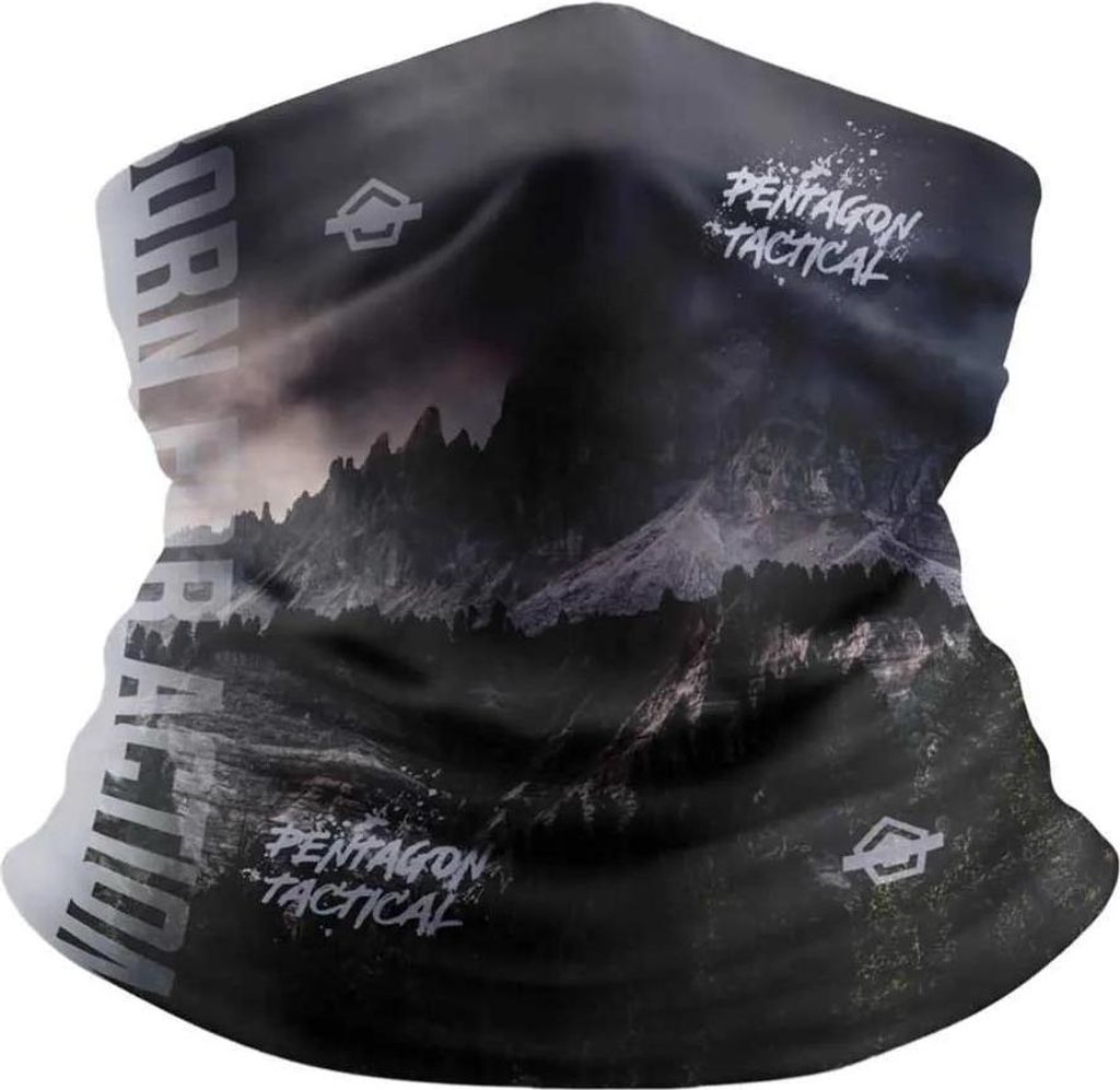 Pentagon Skiron Mountain Nackenwärmer Schwarz Schwarz One Size