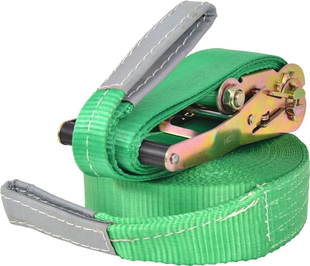 vidaXL Slackline 15 m x 50 mm 150 kg vert Image du produit 
