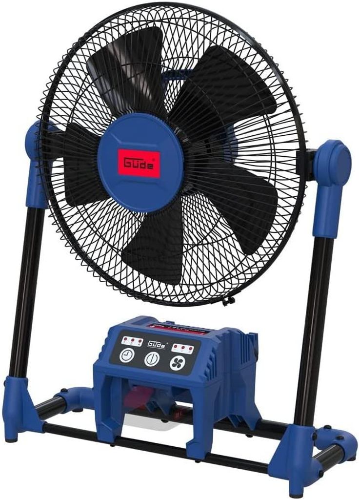 Güde Akku Ventilator V 18-0 Lüfter, Tischventilator, Standventilator