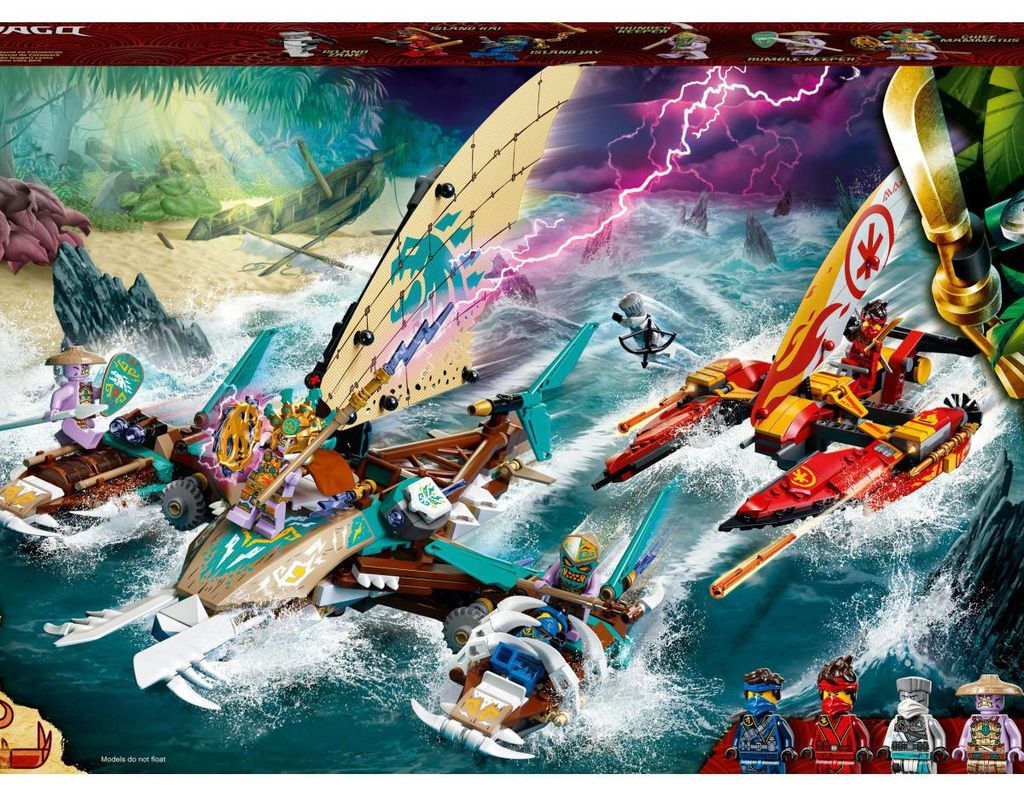 LEGO 71748 LEGO Ninjago 71748 Duell der Katamarane Immagine del prodotto 