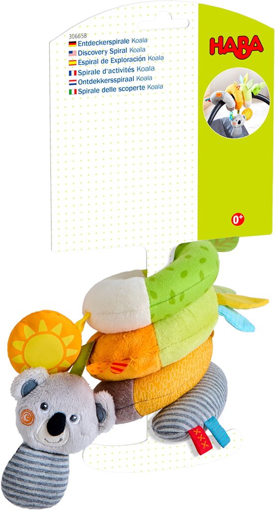 HABA Babywelt Motorikspielzeug Entdeckerspirale Koala 1306658001