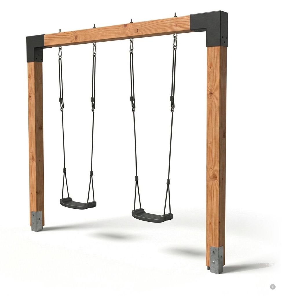 EXIT Linea Robust 110 Holz-Spielgerät, mit Schaukel, Produktbild 