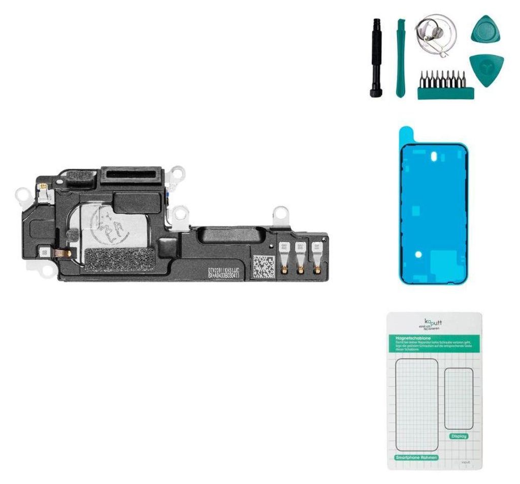 Apple iPhone Lautsprecher Set für iPhone 14 mit Werkzeugset und Magnetischer Schraubenmatte