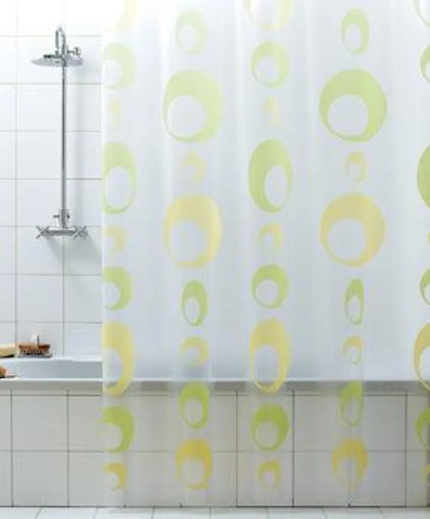 Rideau de douche anti-moisissure Verde Acqua - Motif Bolle original