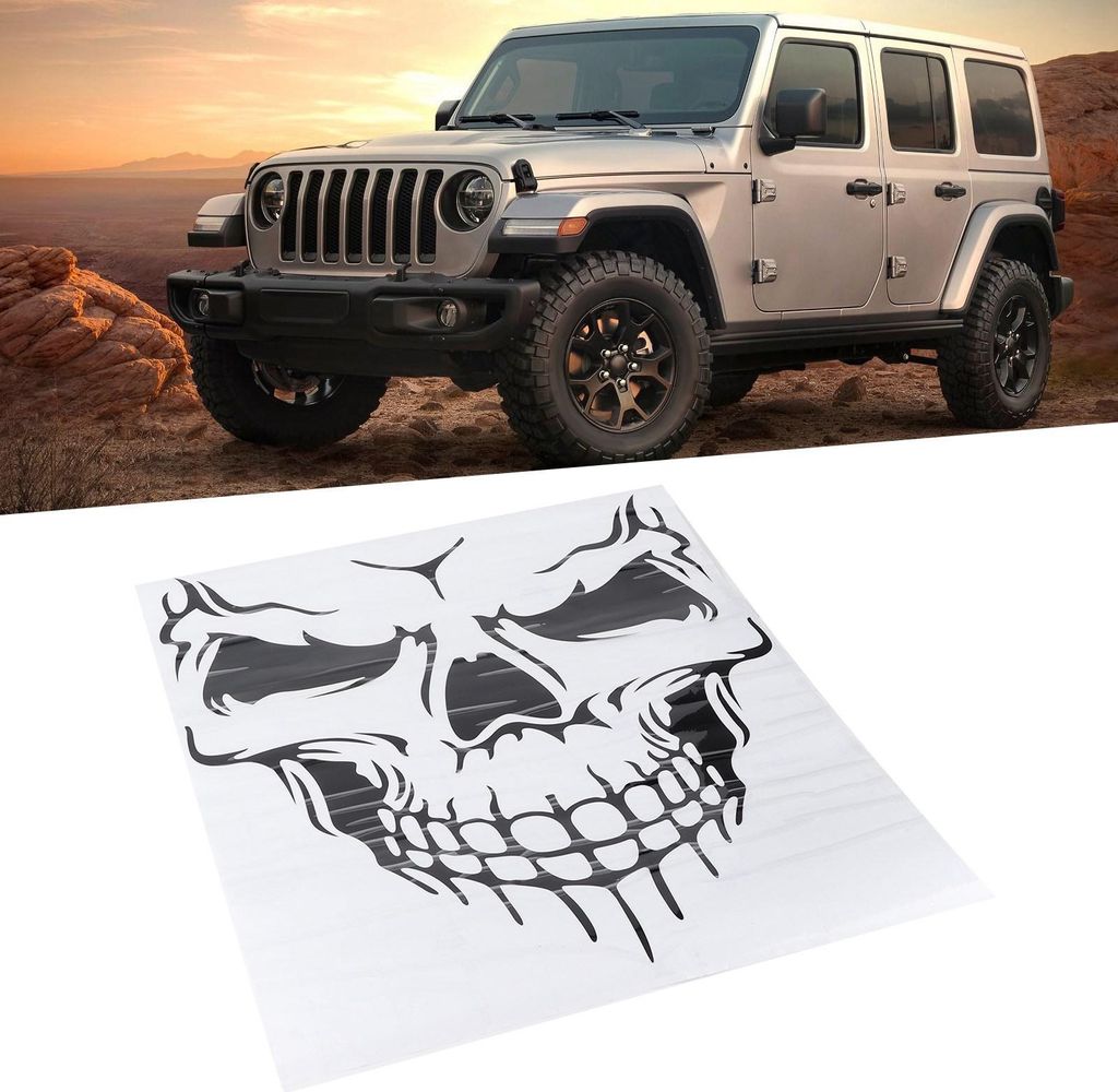 Autoaufkleber für Motorhaube, Tür, schneidbar, selbstklebend, für Jeep F150 Wrangler Rubicon JK CJ TJ YJ