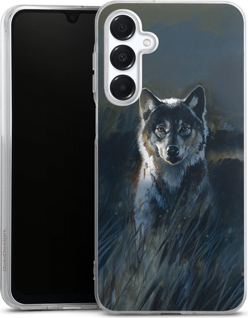 DeinDesign Handyhülle für Samsung Galaxy A16 5G Silikon Hülle Case Smartphone Schutzhülle Malerei Natur Wolf