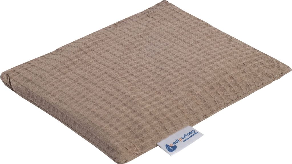 Medi Partners Kirschkernkissen Körnerkissen groß Wärmekissen 500g Rechteck 20x25cm Öko Natur 100% Baumwolle Wärme + Kältetherapie Massagether...