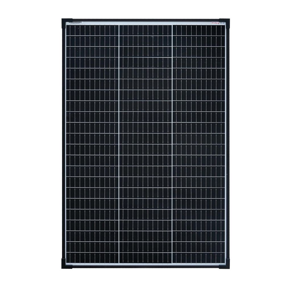 enjoy solar® Solarpanel monokristallines Solarmodul 100W Produktbild 