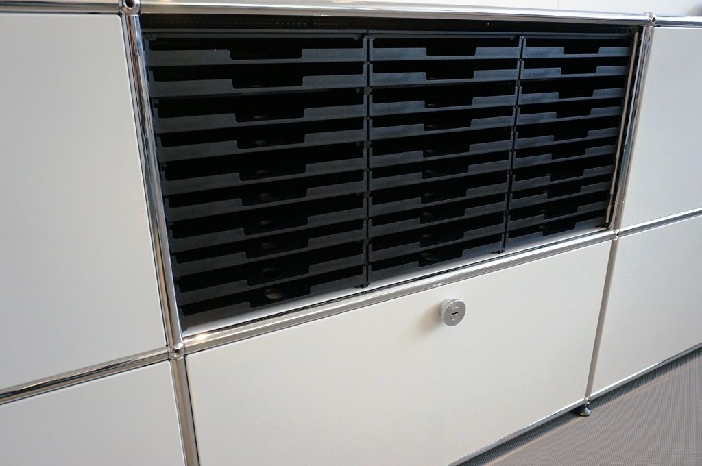 "Ablage Systemkasten 10er zu USM Haller System Inos Box Korb Papierablage Regal"