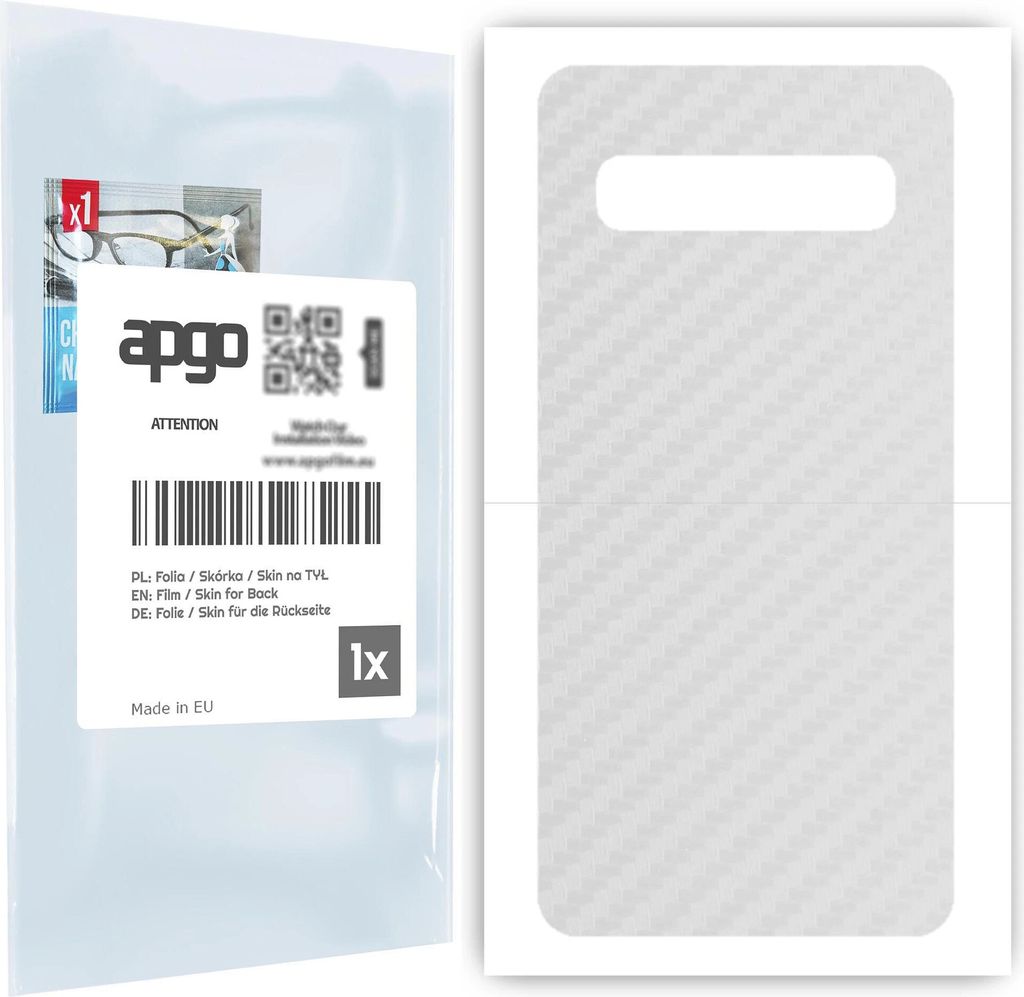 apgo Rückseite Schutzfolie für Samsung Galaxy S10 5G -  Produktbild 
