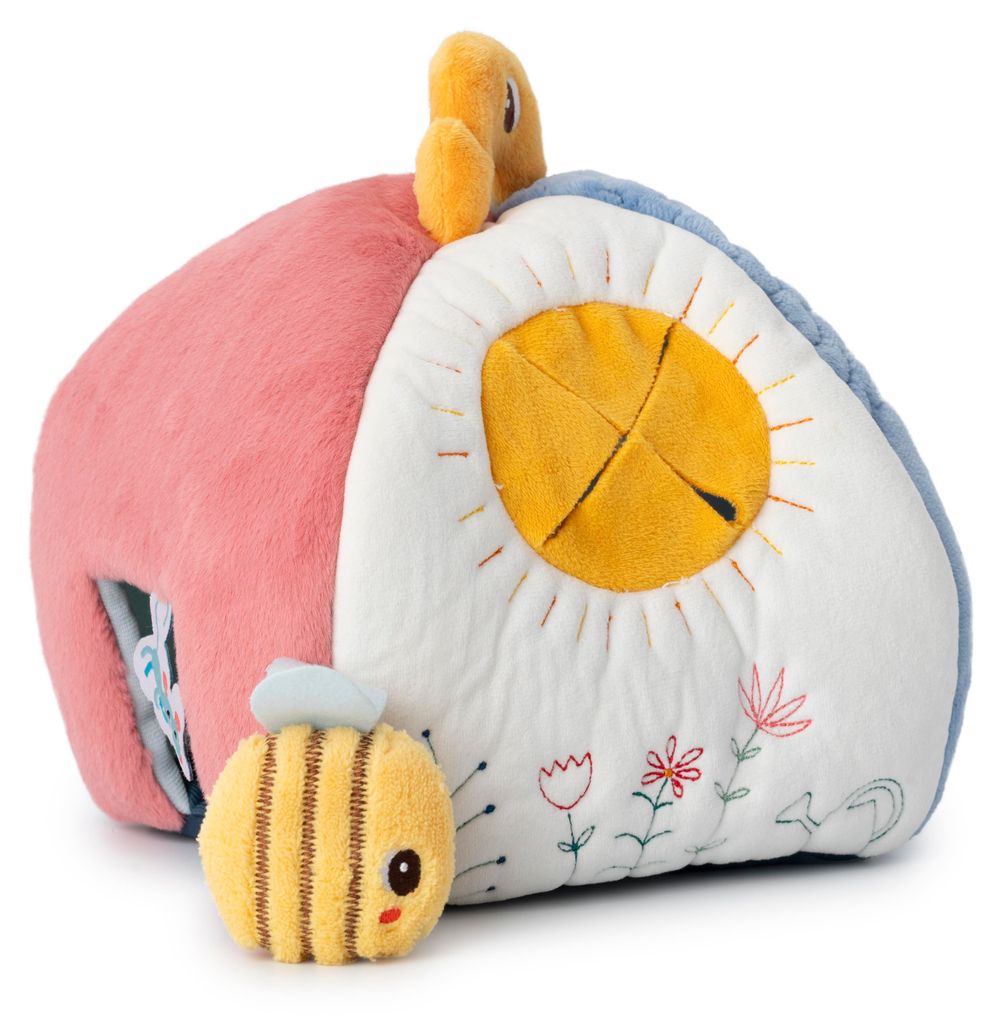 Lilliputiens Spielzeughaus Jules mit 4 versteckten Rasseln - interaktives Aktivitätshaus für Kinder