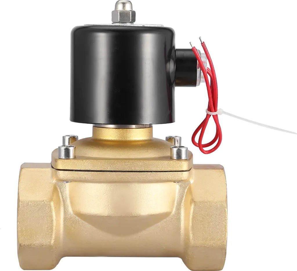 Électrovanne 220V CA DN50 2 Pouces Laiton - Modèle Normalement Fermé NF - 5