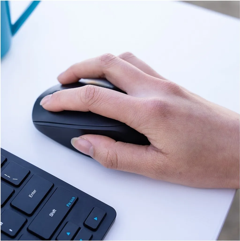 Solution Bureau sans Câble : Clavier et Souris JLAB Go Wireless DE-Layout - 5