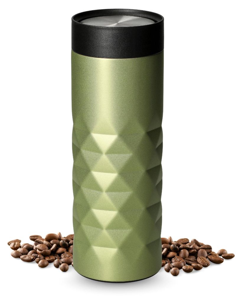 Thermobecher 450 ml - auslaufsicherer Edelstahl to go Produktbild 