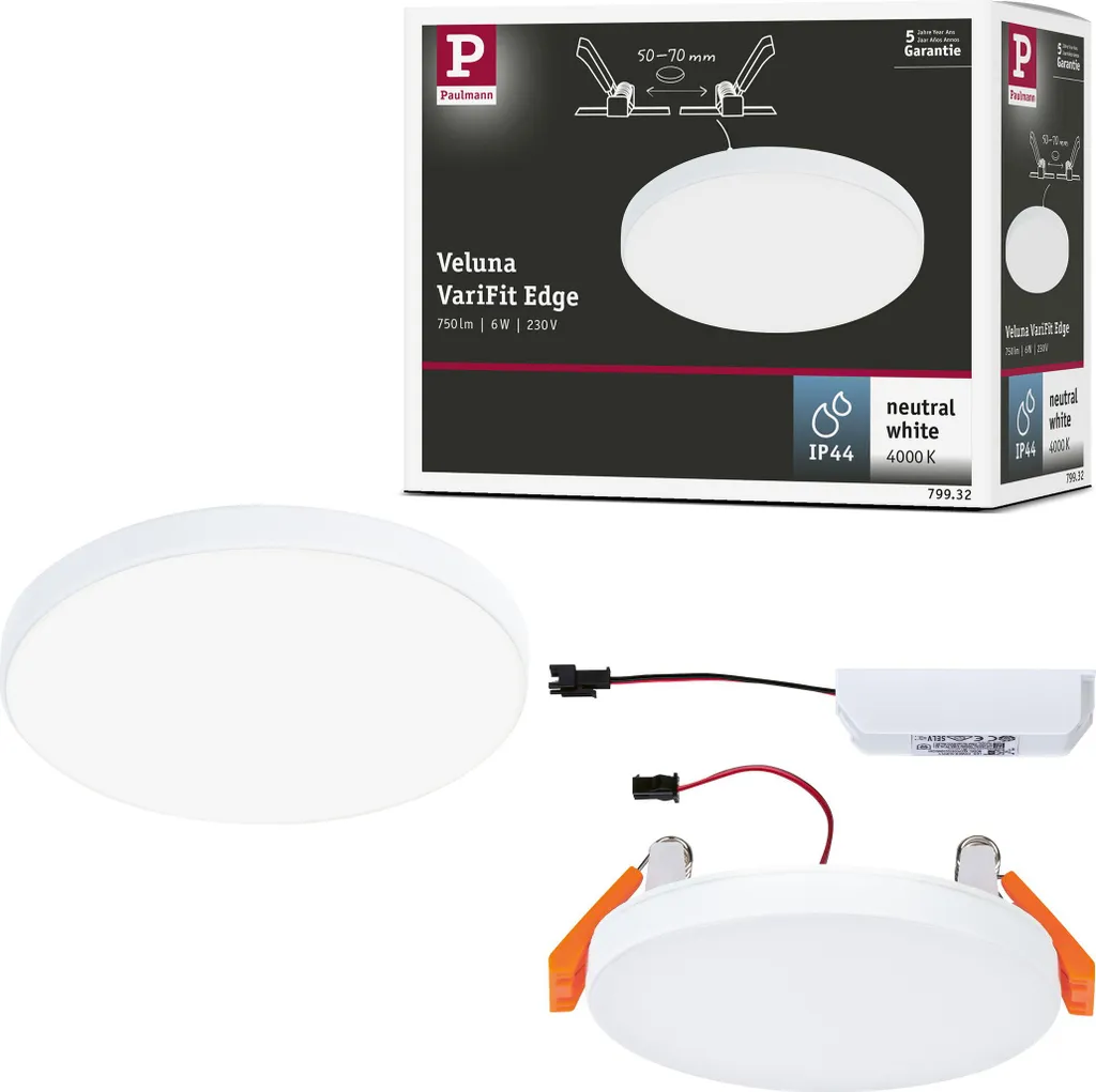 Luce Avvolgente Paulmann Veluna Edge: Pannello LED VariFit IP44