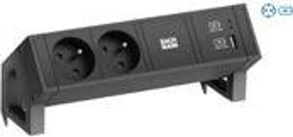 Fini les câbles emmêlés avec la multiprise Bachmann DESK2 USB A + C