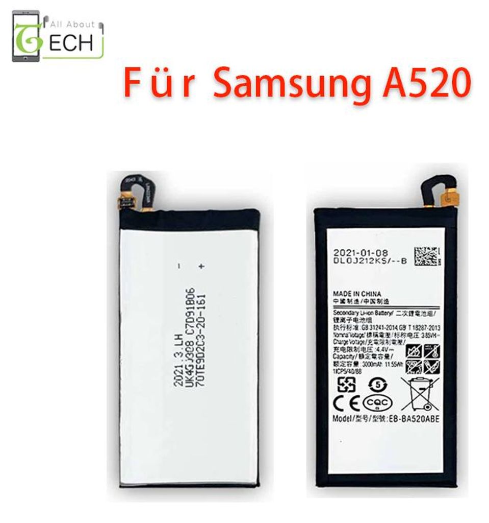 Für Samsung Akku A5 2017 SM-A520F EB-BA520ABE Accu Battery Produktbild 