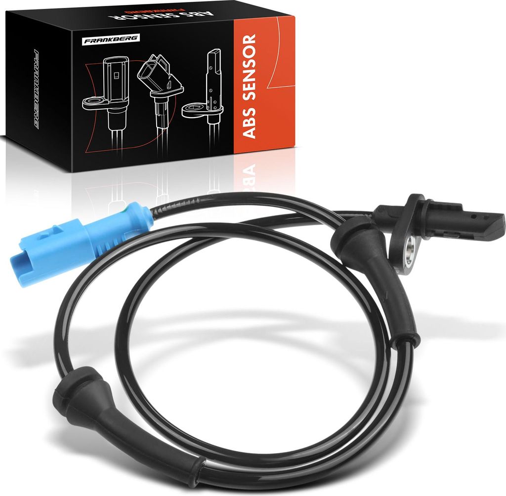 Frankberg 1x ABS Sensor Hinterachse beidseitig für Citroën C3 Aircross II Van III Picasso C4 Cactus C-Elysee Opel