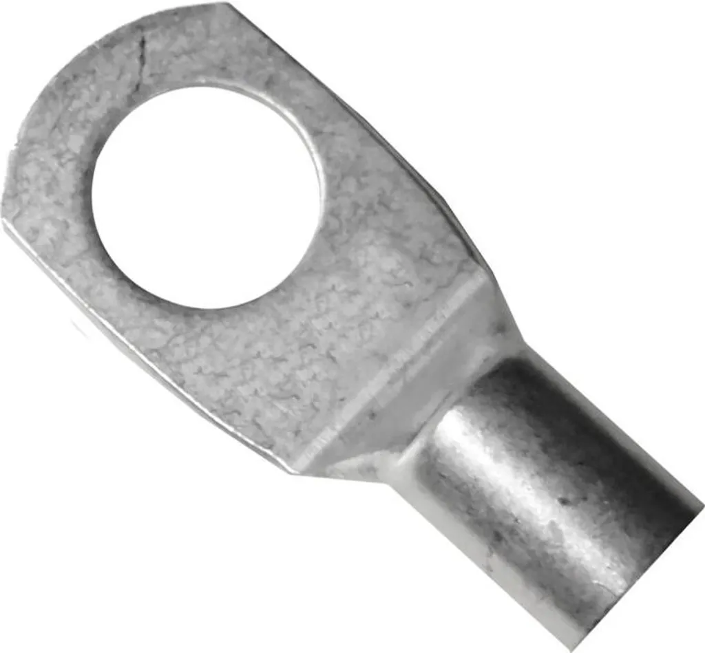 Cosse Tubulaire Cuivre 35mm2 Trou 10mm pour Câble Électrique - Lot de 25