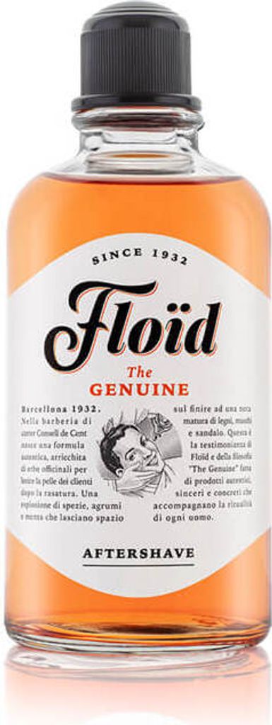 A bottle of Floid Genuine After Shave.